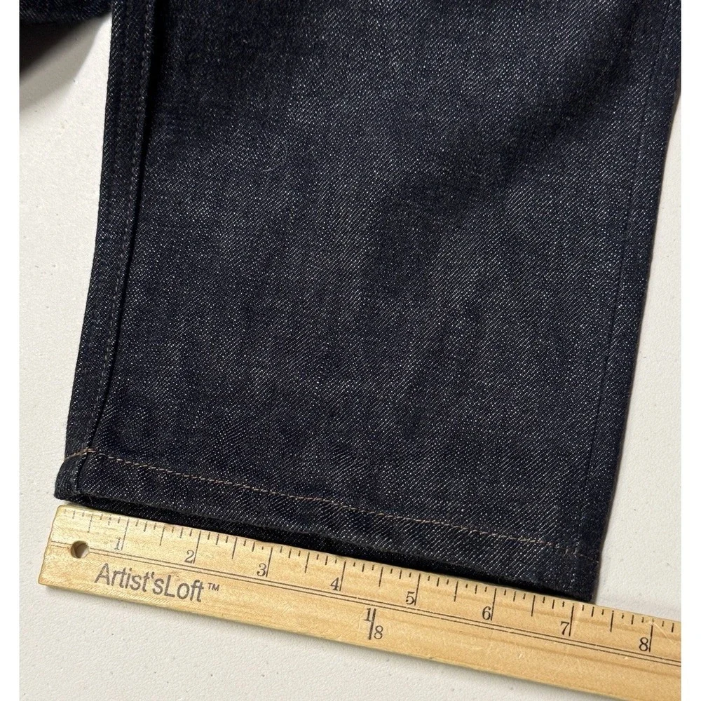 Todd Shelton Pro Original Selvedge Denim Jeans Men's 34 Dark Wash Basic EUC